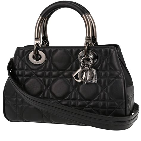 mini lady dior cannage tote|Dior lady 95.22 bag.